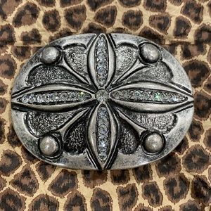 Handcrafted Rhinestone Belt Buckle